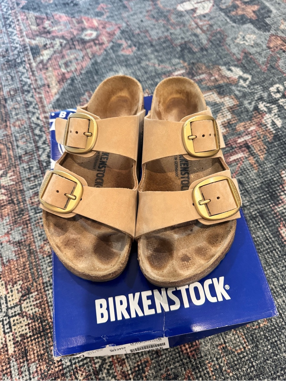 Birkenstock Arizona Big Buckle Sandals Sandcastle 39 Regular Fit